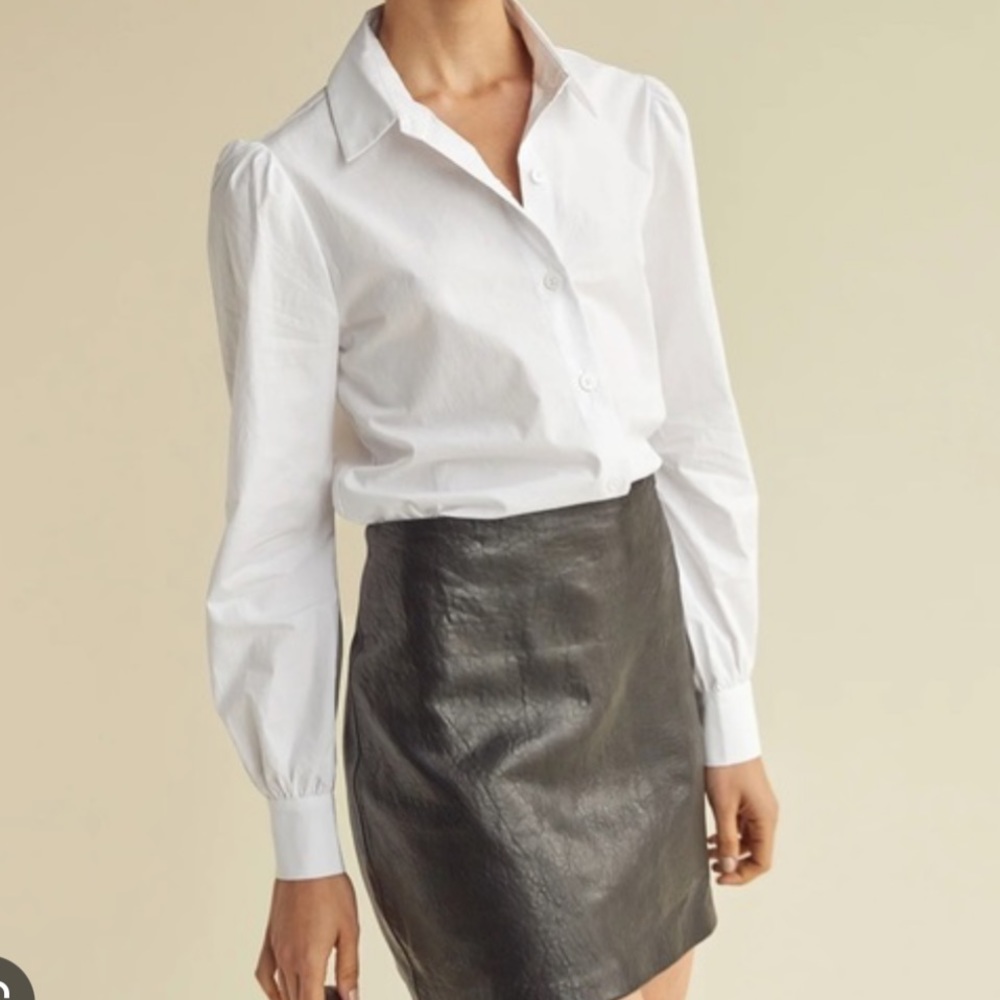 NWT Reformation Layla Top in White